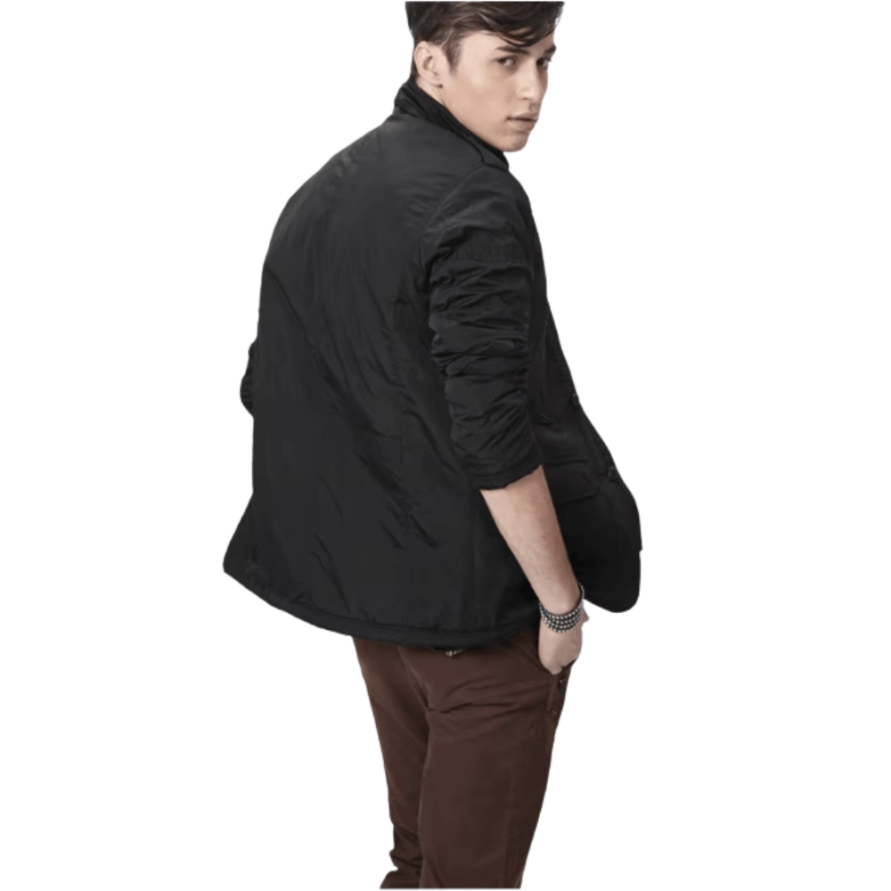 Men's Jacket Polyester Windproof Tailored Fit Casual Outdoor Lightweight