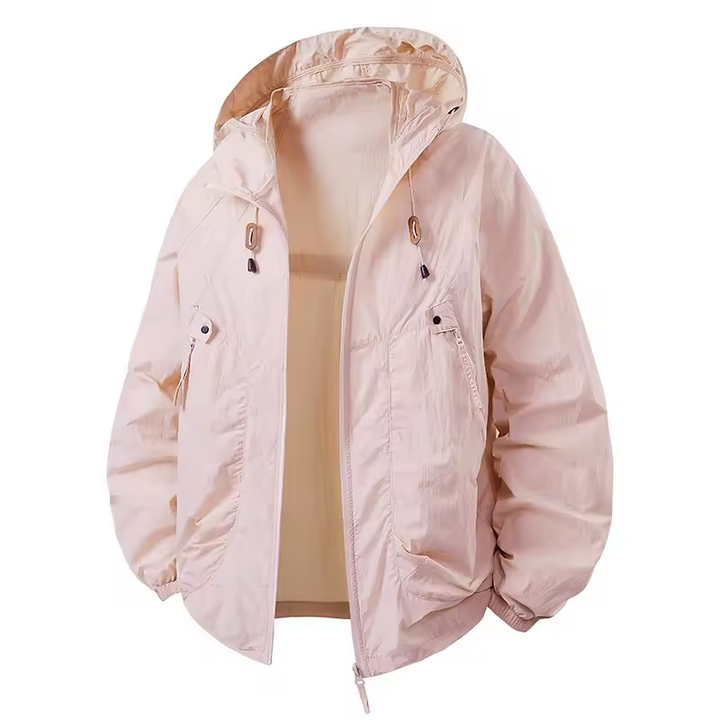 Men's Waterproof Jacket Lightweight Adjustable Hooded for Outdoor Activities