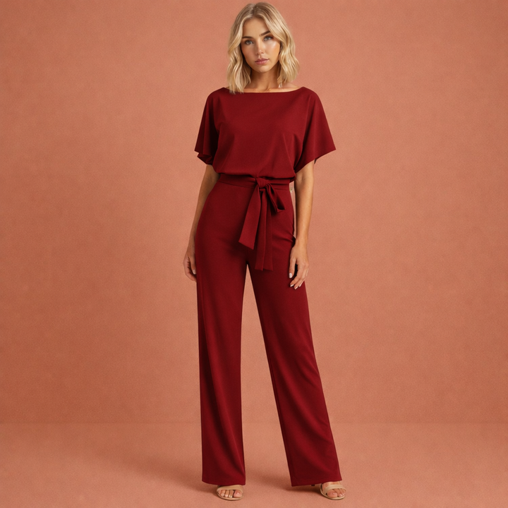 Women's Two Piece Wide Leg Trouser Set