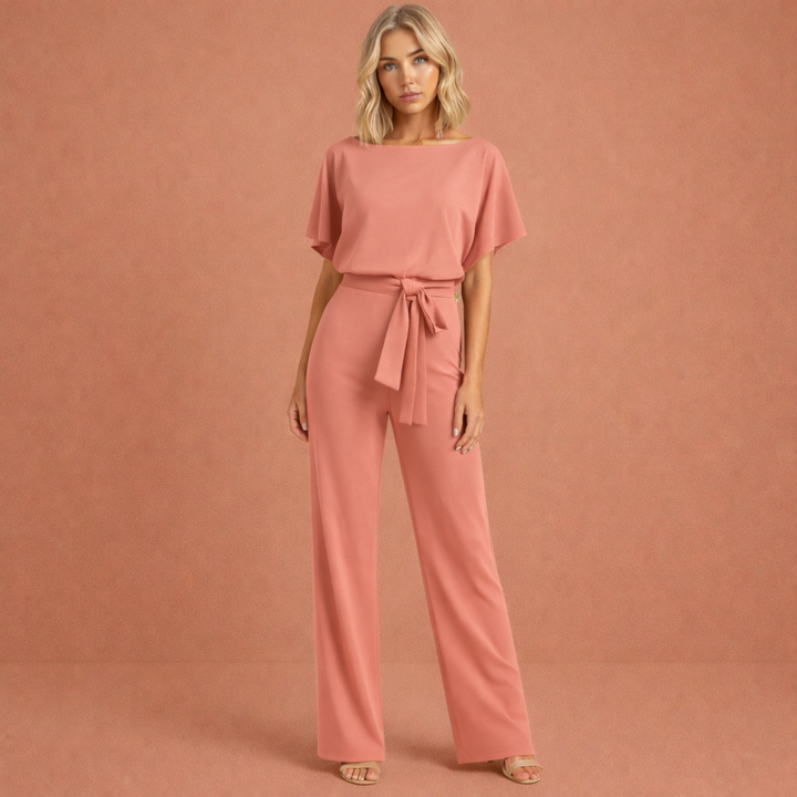 Women's Two Piece Wide Leg Trouser Set