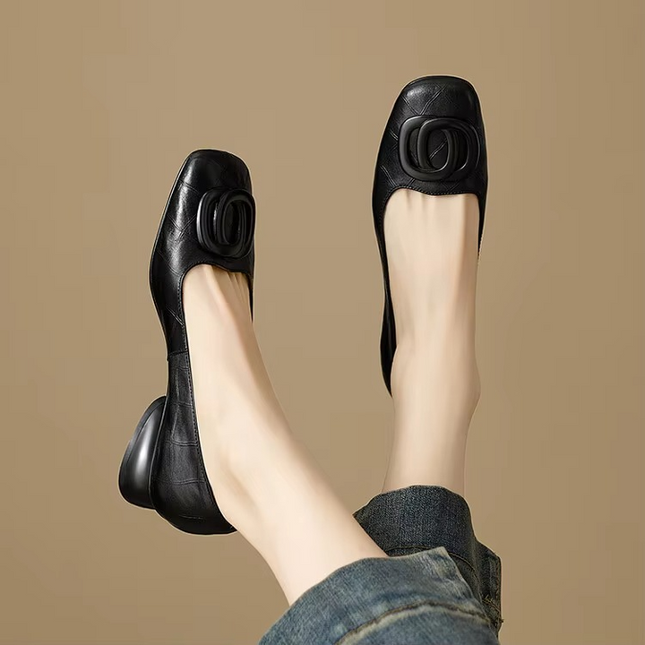 Jane | Opium Leather Flats
