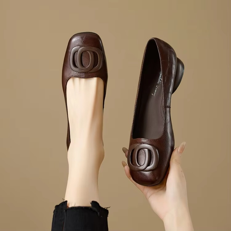 Jane | Opium Leather Flats