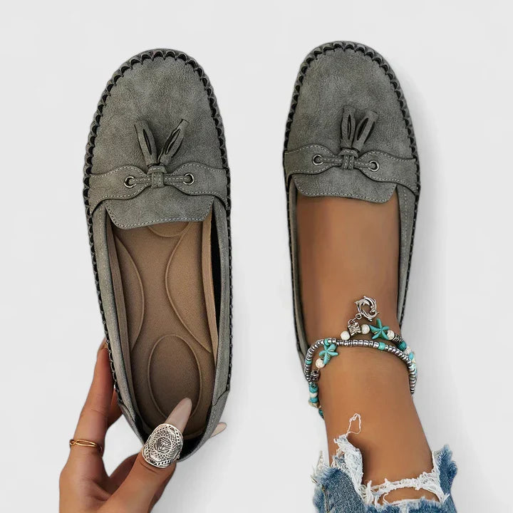 Women’s Orthopedic Slip-On Loafers – Supportive Everyday Walking Shoes