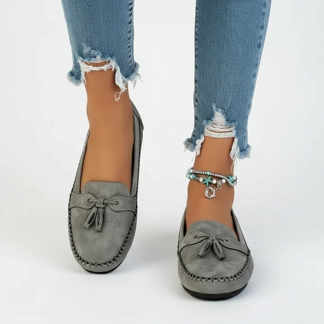 Women’s Orthopedic Slip-On Loafers – Supportive Everyday Walking Shoes