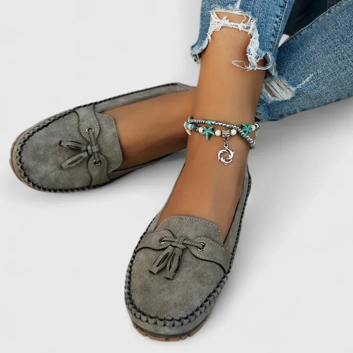 Women’s Orthopedic Slip-On Loafers – Supportive Everyday Walking Shoes