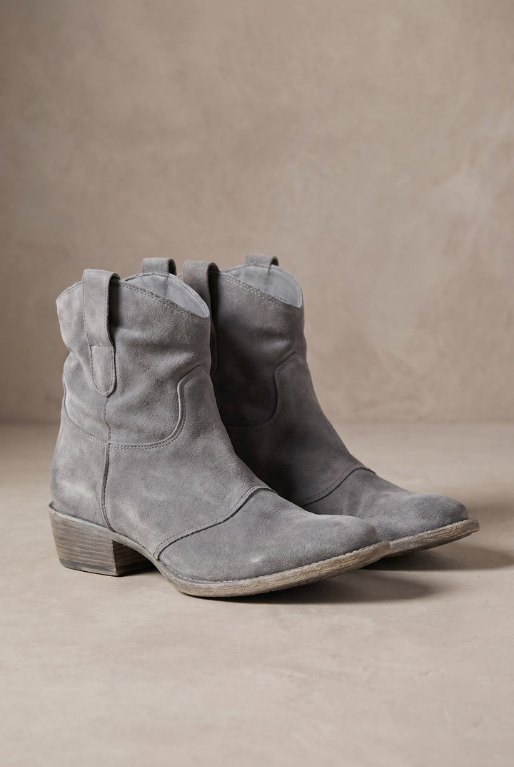 Virexa | Western Ankle Boots Vintage Modern Edge
