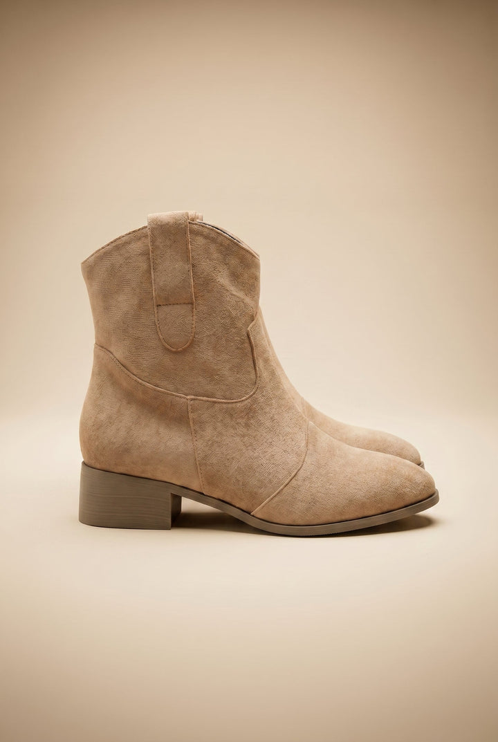 Virexa | Western Ankle Boots Vintage Modern Edge