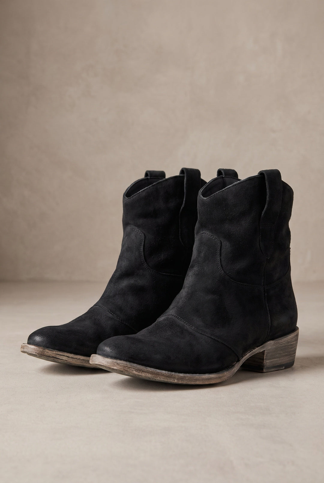 Virexa | Western Ankle Boots Vintage Modern Edge